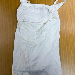 Auden Nursing Cami Womens X-Small Unlined Built-In Bra Soft White